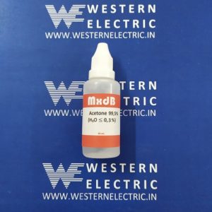 Acetone lens cleaner