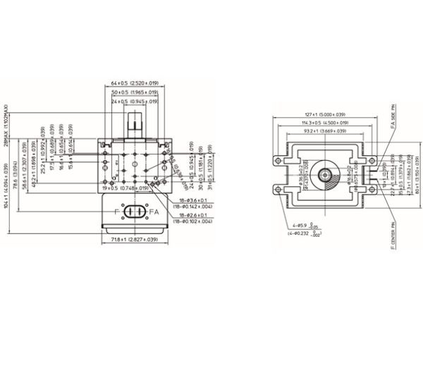 Outline TO300 Magnetron